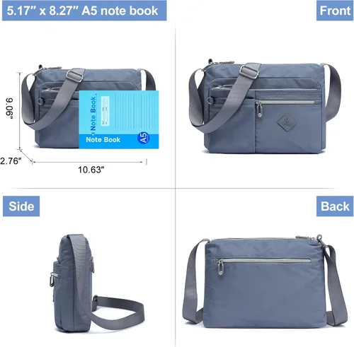 Vista 2 de ETidy Medium Crossbody Bag For Women Waterproof Lightweight Casual Shoulder Handbag Purse