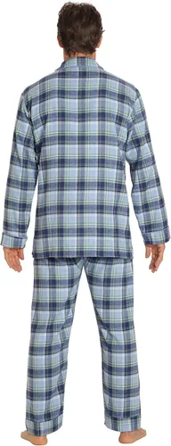 Vista 2 de EVERDREAM Sleepwear Mens Flannel Pajamas Long 100 Cotton Pj Set