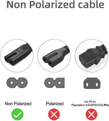 Vista 5 de Cable de alimentación de CA UL de 6 pies compatible con Samsung Shape M3 M7 Audio Speaker Charger Supply