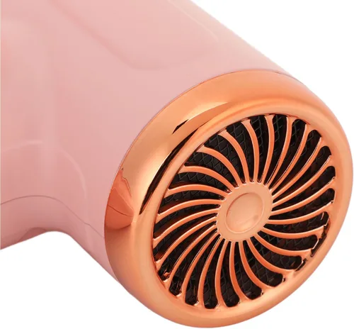 Vista 3 de Secador de pelo rosa inalámbrico, 15000 mAh recargable con carga USB, viento frío y caliente para viajes y campamentos