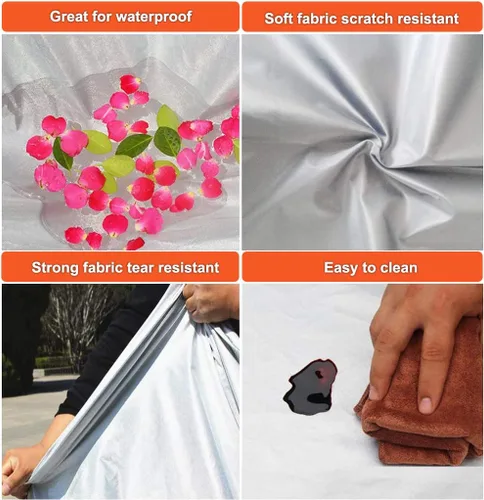 Vista 2 de Kayme Hatchback - Funda impermeable para todo tipo de clima (hasta 177 pulgadas) Protects cars from outdoor UV exposure, blocks blowing dust and