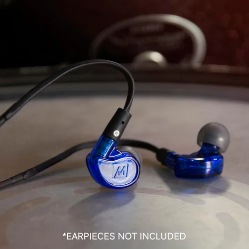 Vista 6 de MEE audio MX PRO Series y M6 PRO Cable de repuesto para auriculares con micrófono en línea y control remoto (negro)