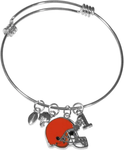 Vista 13 de Siskiyou NFL womens Charm Bangle Bracelet Color del