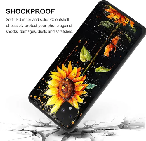 Vista 469 de Funda delgada para Google Pixel 4 XL, funda delgada de silicona de TPU suave a prueba de golpes para Google Pixel 4 XL, astronauta Galaxy