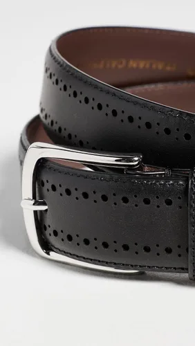 Vista 4 de Allen Edmonds Cinturón Manistee para hombre Negro