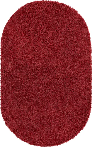 Vista 478 de Unique Loom Colección Davos Shag - Alfombra Lino
