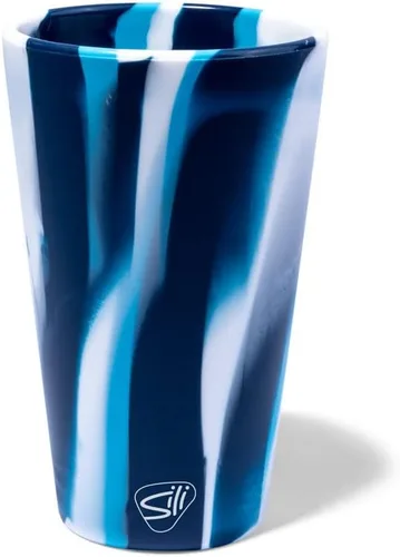 Vista 43 de Silipint Vaso de pinta de silicona de 16 oz – Vaso de silicona reutilizable irrompible sin BPA – Flexible apto para lavavajillas, microondas