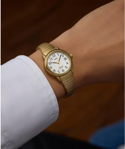 Vista 5 de Timex Reloj Easy Reader para mujer Tono dorado/dorado/blanco/A/0.984 in