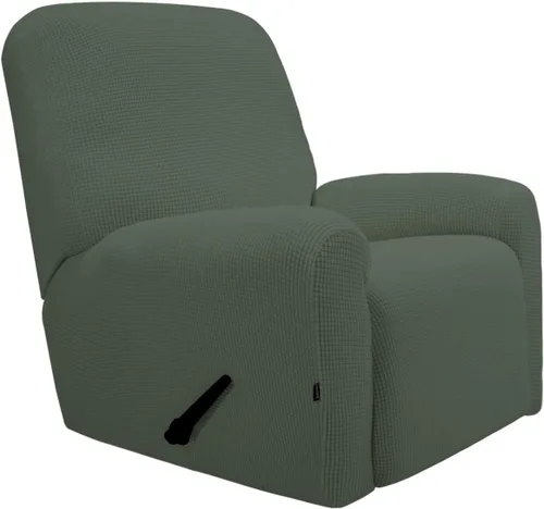 Vista 59 de PureFit Funda elástica para sofá biplaza, funda de sofá suave y antideslizante de jacquard de elastano, protector de muebles lavable con espuma