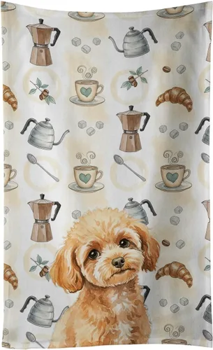 Vista 257 de Caroline's Treasures Afghan Hound - Toalla de cocina para barra de café, terciopelo frontal y lazo de algodón, lavable a máquina Sabueso afgano