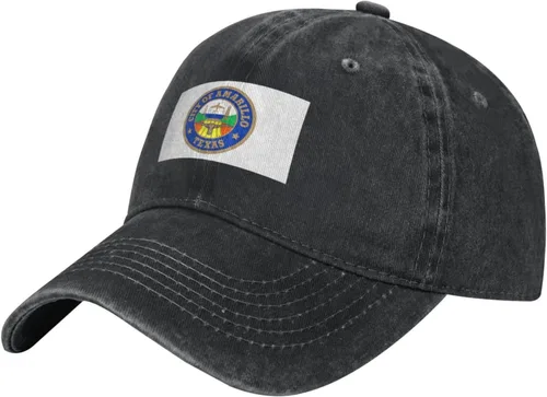 Vista 2 de Amarillo Texas Seal Baseball Cap for Men Women Hats Adjustable Dad Hat Cotton Caps