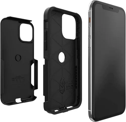 Vista 4 de OtterBox Commuter Series - Funda para iPhone 11 Pro Max y iPhone Xs Max (solo incluye paño de limpieza, embalaje ecológico negro)
