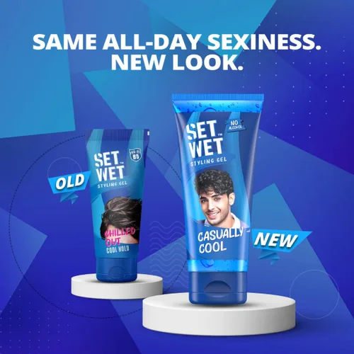 Vista 7 de Set Wet Gel para el cabello - Tubo Cool Hold de 3.4 fl oz