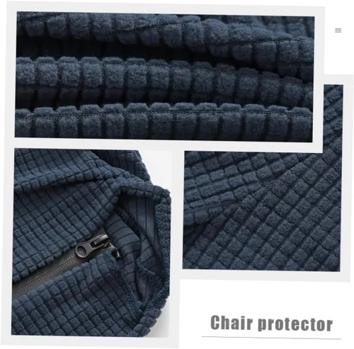 Vista 5 de BESPORTBLE Juego de 3 juegos de funda protectora para silla de juegos, funda de elastano lavable, funda elástica para silla, fundas de asiento
