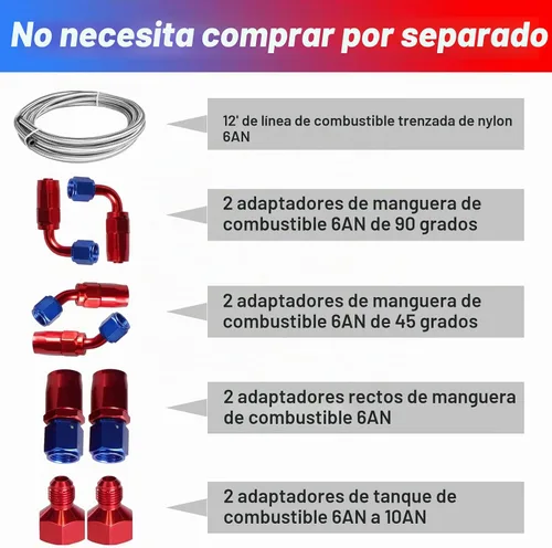 Vista 4 de Tanque de Celda de Combustible Universal de 5 Galones 20L Aluminio Pulido Plateado con Tapa/Emisor de Nivel/Línea de Alimentación de Aceite de 12