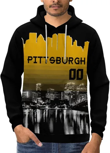 Vista 5 de Custom Football Hoodies Personalized City Sweatshirts Gift for Men Women Youth Add Your Name and Number