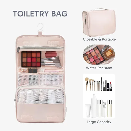 Vista 3 de Juego de 10 cubos de embalaje duraderos para viajes, regalos para mujeres, mamá, hombres en Navidad, organizadores de equipaje y maleta con bolsa