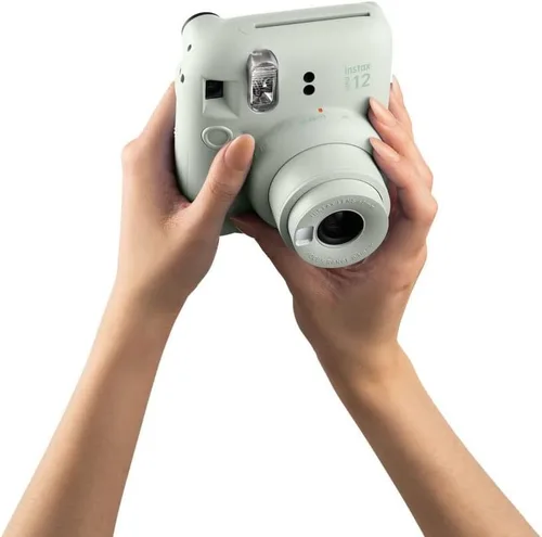 Vista 7 de Fujifilm instax Mini 12 - Cámara instantánea con paquete de 20 películas de disparo, color verde menta