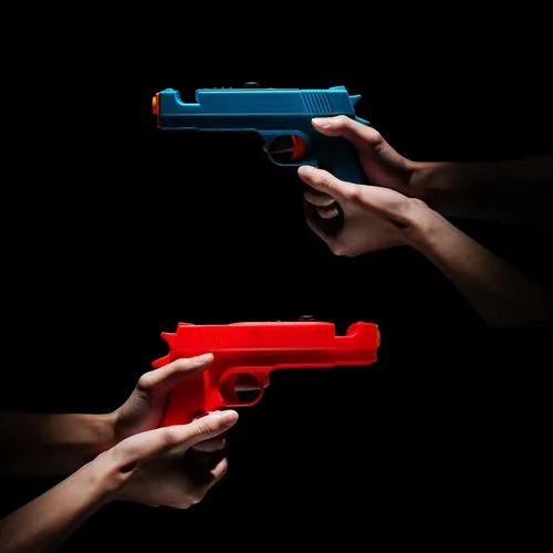 Vista 7 de CODOGOY Shooting Game Gun Controller Compatible with SwitchSwitch OLED Joy-Con, Hand Grip Motion Controller for Nintendo Switch Shooter Hunting
