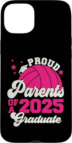 Vista 8 de iPhone 16 Parents of a 2025 Graduate Senior Graduation Volleyball Case