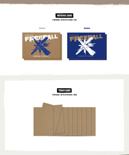 Vista 3 de [WEVERSE EXCLUSIVE POB] TXT TOMORROW X TOGETHER - El Capítulo del nombre: Álbumes Weverse Freefall ver.+Beneficio de pedido anticipado