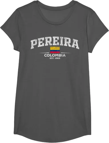 Vista 45 de Camiseta Pereira Colombia, Negro