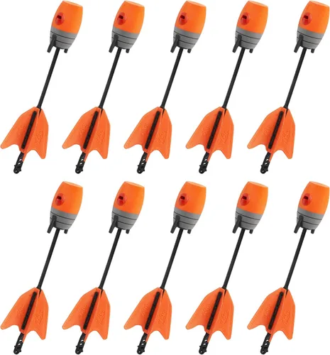 Vista 7 de Zing Zonic - Paquete de recambio de flechas silbantes, 10 flechas verdes, compatible con HyperStrike Firetek Z-Tek Z-Curve Z-Bow juguete de tiro