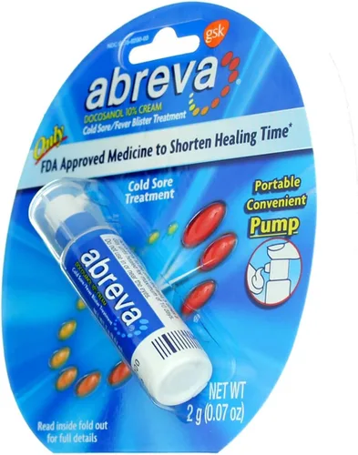 Vista 5 de Abreva 2grm Tamaño de la bomba 1ct Abreva Tratamiento para herpes labial