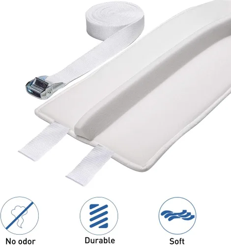 Vista 6 de HITOMEN Puente de cama, kit de convertidor de cama individual a King, relleno de huecos de cama con correa, conector de colchón