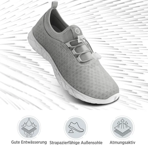 Vista 3 de SEEKWAY Zapatos de agua para hombre y mujer, secado rápido, zapatos acuáticos descalzos, playa, caminar, kayak, canotaje, deportes acuáticos SP006