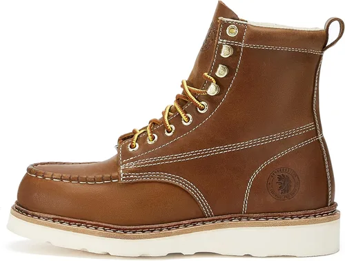 Vista 2 de ROCKROOSTER Norwood - Botas de trabajo con punta de acero para hombre VAP621