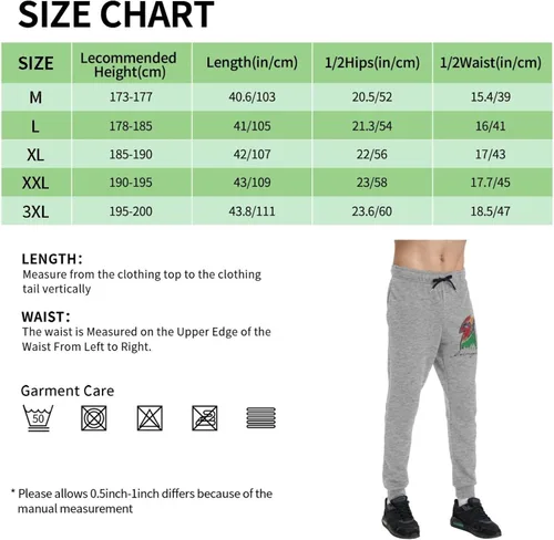 Vista 8 de Soda Stereo Long Sweatpants Men's Casual Fashion Sport Long Pants Drawstring Trousers with Pockets