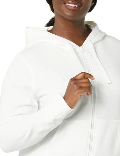 Vista 5 de Tienda Essentials Sudadera con capucha y cremallera completa para mujer (disponible en tallas extragrandes)