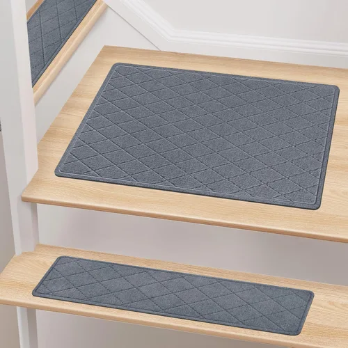 Vista 18 de Stair Treads for Wooden Steps Indoor, KOOTETA 1 Pack 20" X 32" Non Slip