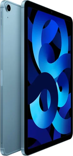 Vista 2 de Apple iPad Air 2022 (10.9 pulgadas, Wi-Fi + Celular, 64 GB) Azul (renovado)