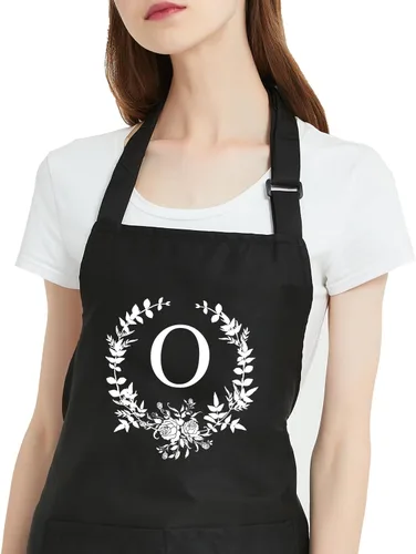 Vista 25 de Delantales personalizados para mujer, bonitos delantales para cocinar, hornear, regalos de cocina para mamá, cumpleaños, día de la madre, Navidad