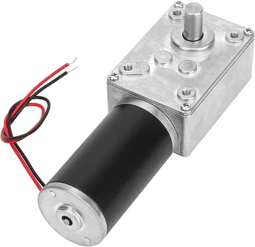 Vista 15 de DC alta velocidad de torsión reduce motor eléctrico reversible motor de engranaje 0.315 in eje (12V 10RPM)