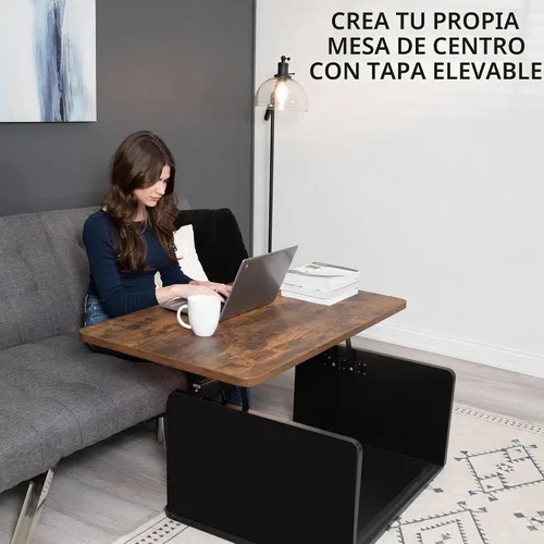 Vista 6 de VIVO Bisagras de mecanismo de elevación de mesa de centro (x2), accesorios asistidos neumáticos, juntas de mesa para muebles, bisagras elevadoras