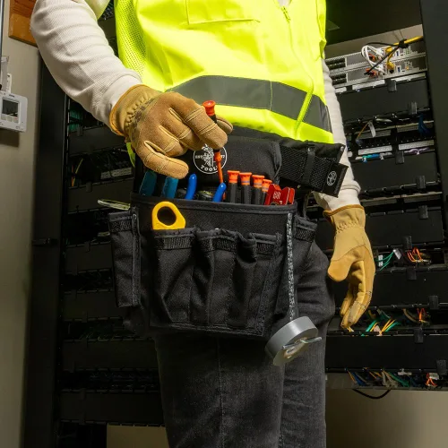 Vista 4 de Klein Tools 6233INS - Destornillador de precisión aislado, mini destornillador eléctrico Phillips #0, 1000 voltios, mango de agarre acolchado