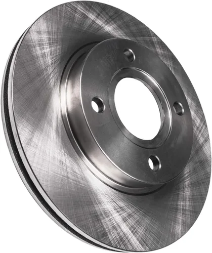 Vista 372 de Detroit Axle - Rotores de freno delantero para 04-13 Mazda 3 Rotores de frenos de disco 06-15 Mazda 5 Reemplazo: Rotor regular delantero de 11.81