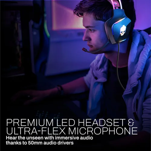 Vista 3 de Game Punk Codebreakers - Paquete de juegos de PC Incluye teclado, ratón, auriculares, alfombrilla de mouse LED XL, soporte, tira de luz RGB
