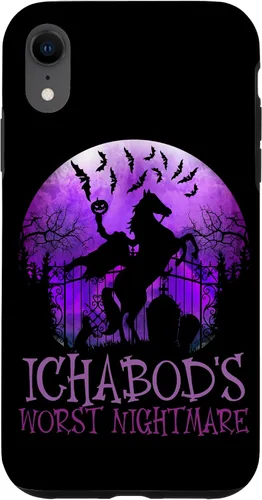 Vista 8 de iPhone 14 La peor pesadilla de Ichabod, funda de Halloween de jinete sin cabeza