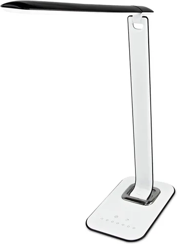 Vista 8 de Turcom Lámpara de escritorio LED con puerto de carga USB, controles táctiles regulables con ajuste de color, lámpara de tareas para el cuidado
