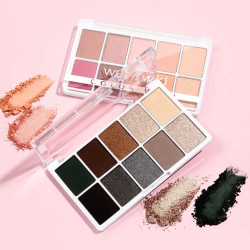 Vista 7 de wet n wild Paleta de maquillaje de sombra de ojos Color Icon de 10 tonos, Blue Lights Off, larga duración, brillante, metálico, brillante, mate