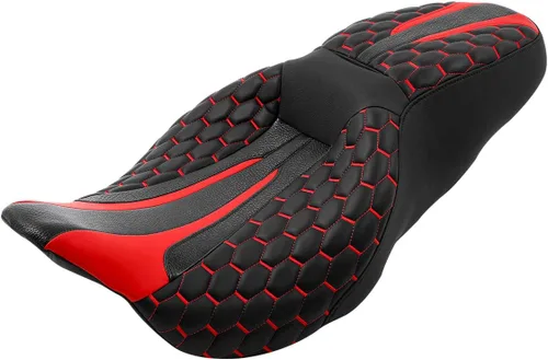 Vista 14 de TCT-MOTORPARTS Asiento de pasajero negro para Harley Touring Electra Glide 2009-2023