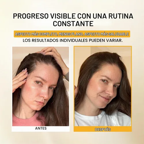 Vista 4 de HAIRLABS Biotin Peptide Shampoo para adelgazar el cabello fino, 7 fl oz Orange Label