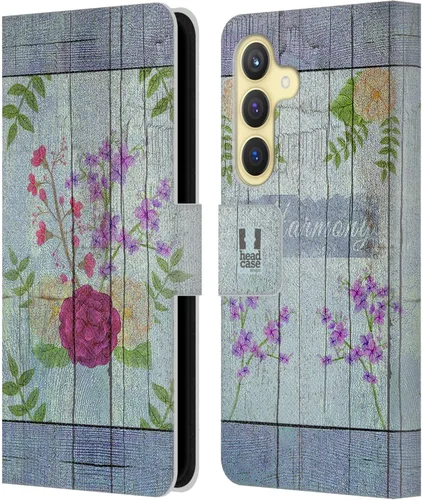 Vista 11 de Head Case Designs Beautiful Life Country Charm Leather Wallet Case Compatible with Samsung Galaxy S24 5G