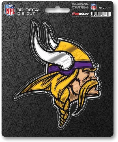 Vista 15 de FANMATS Calcomanía 3D de NFL Auto NFL