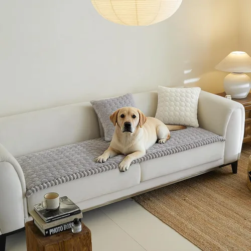 Vista 36 de Fundas de sofá para sofá de 3 cojines, aptas para mascotas, funda de sofá antideslizante lavable