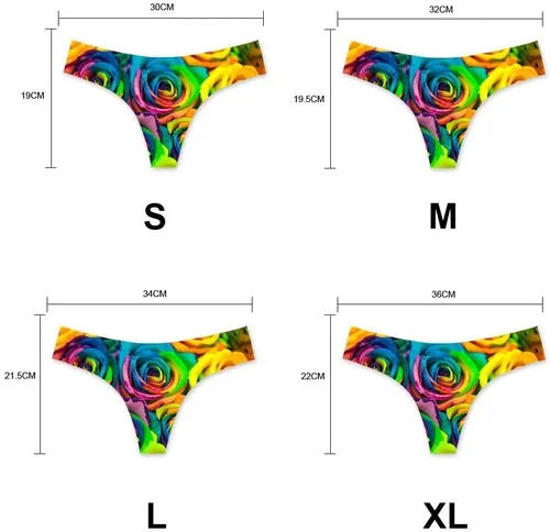 Vista 3 de Dellukee Ropa interior sexy de tanga para mujer, de corte alto, transpirable, elástica, cómoda, calzoncillo